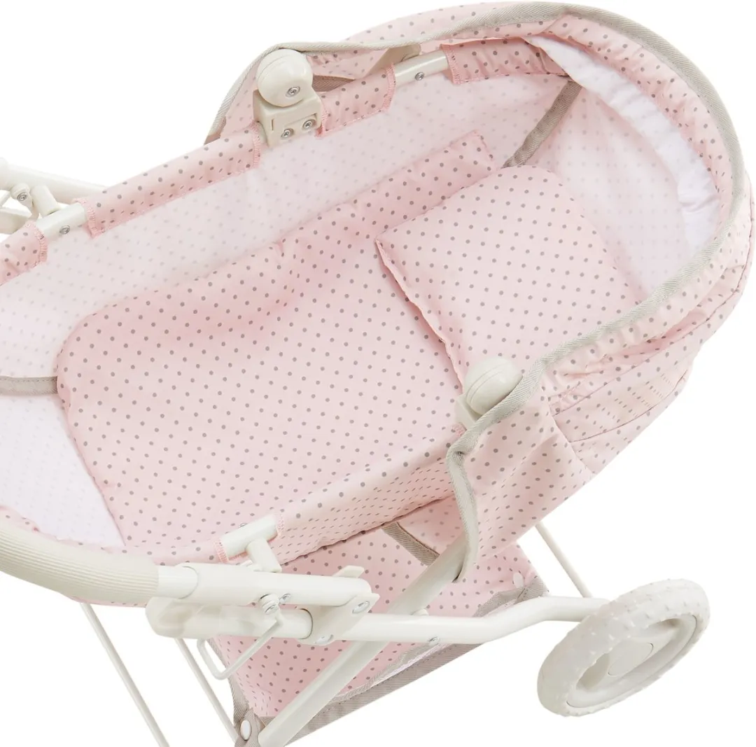 Teamson Kids Babypop Kinderwagen OL-00025 - Roze