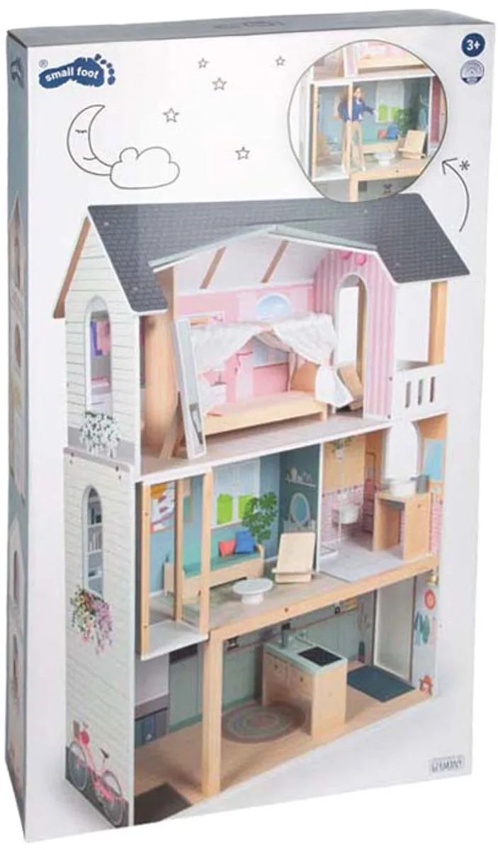 Small Foot Houten Poppenhuis Dream Villa XL - 12 Meubels - Minipop