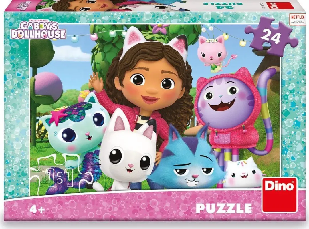 Dino Toys Gabby's Dollhouse Puzzel 24 Stuks - Multi
