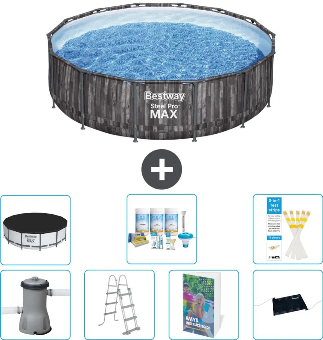 Bestway Steel Pro MAX Zwembad 427x107cm