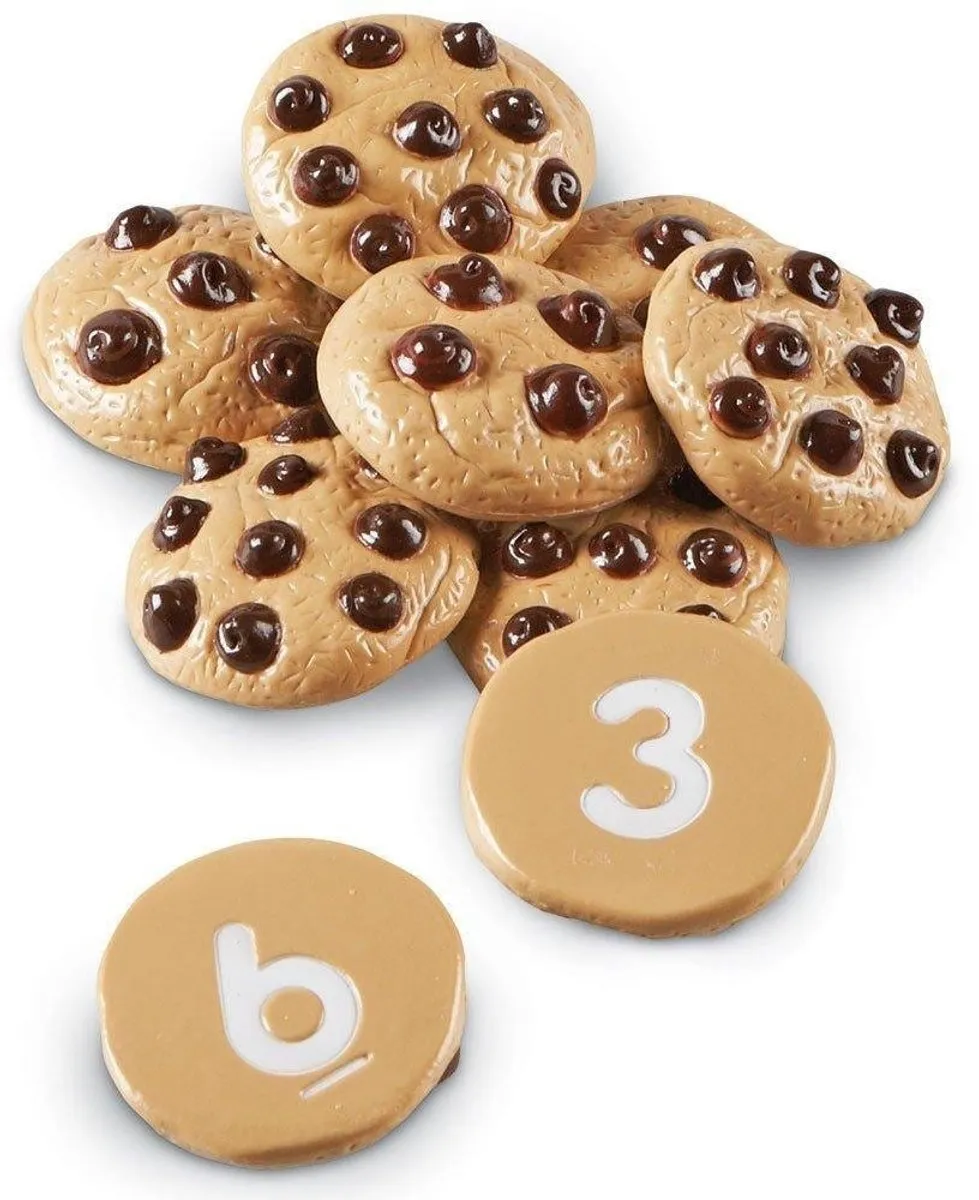 Learning Resources Smart Snacks Getallen Koekjes - LER7348 - Blauw