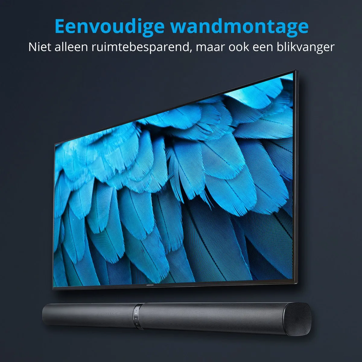 Medion LIFE P61450 2.1 Soundbar - 120W - Zwart - afbeelding 6 van 6