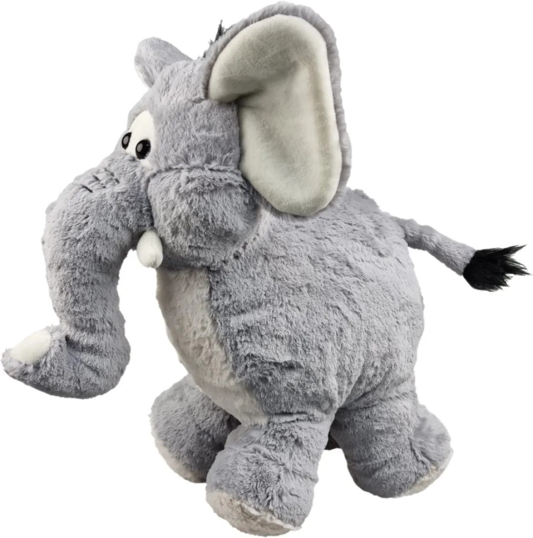 Unitoys Olifant Bollie Knuffel 35cm - Grijs