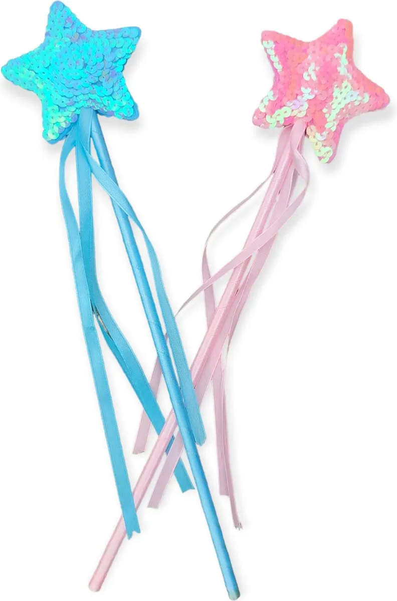 Prinsessen Toverstaf - 2 stuks - Prinses accessoire – Meisje - 2 kleuren