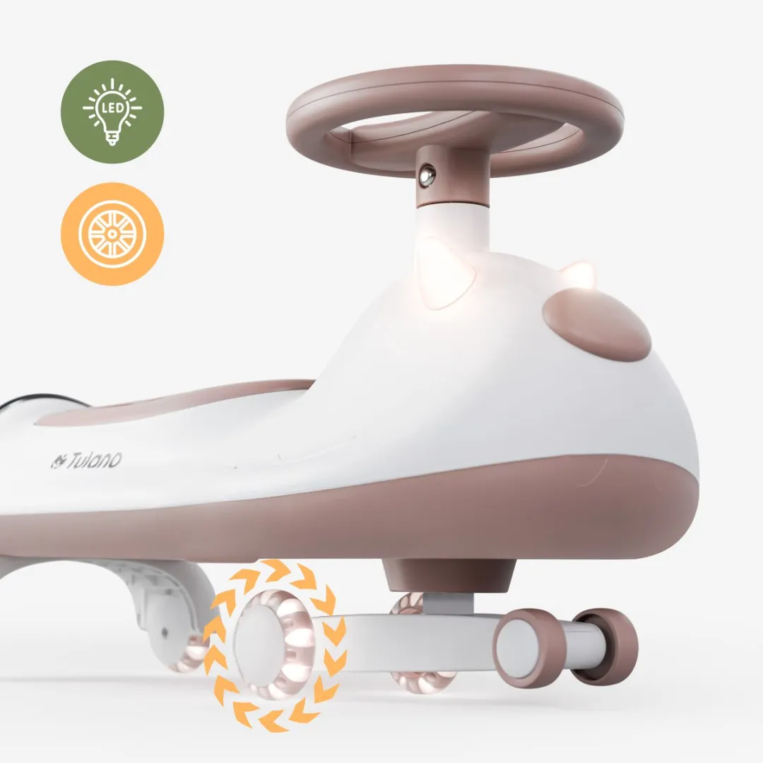Tulano Wiggle Car Focus 45 Loopauto - Grijs