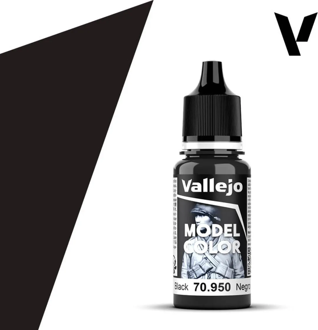 Vallejo Model Color Acrylverf Black 17ml