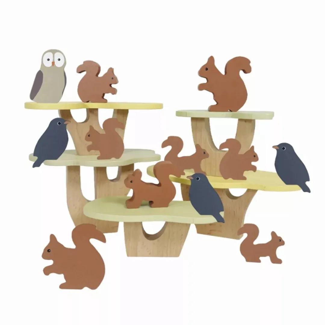 Egmont Toys Houten Stapelspel Eekhoorntjes 3+