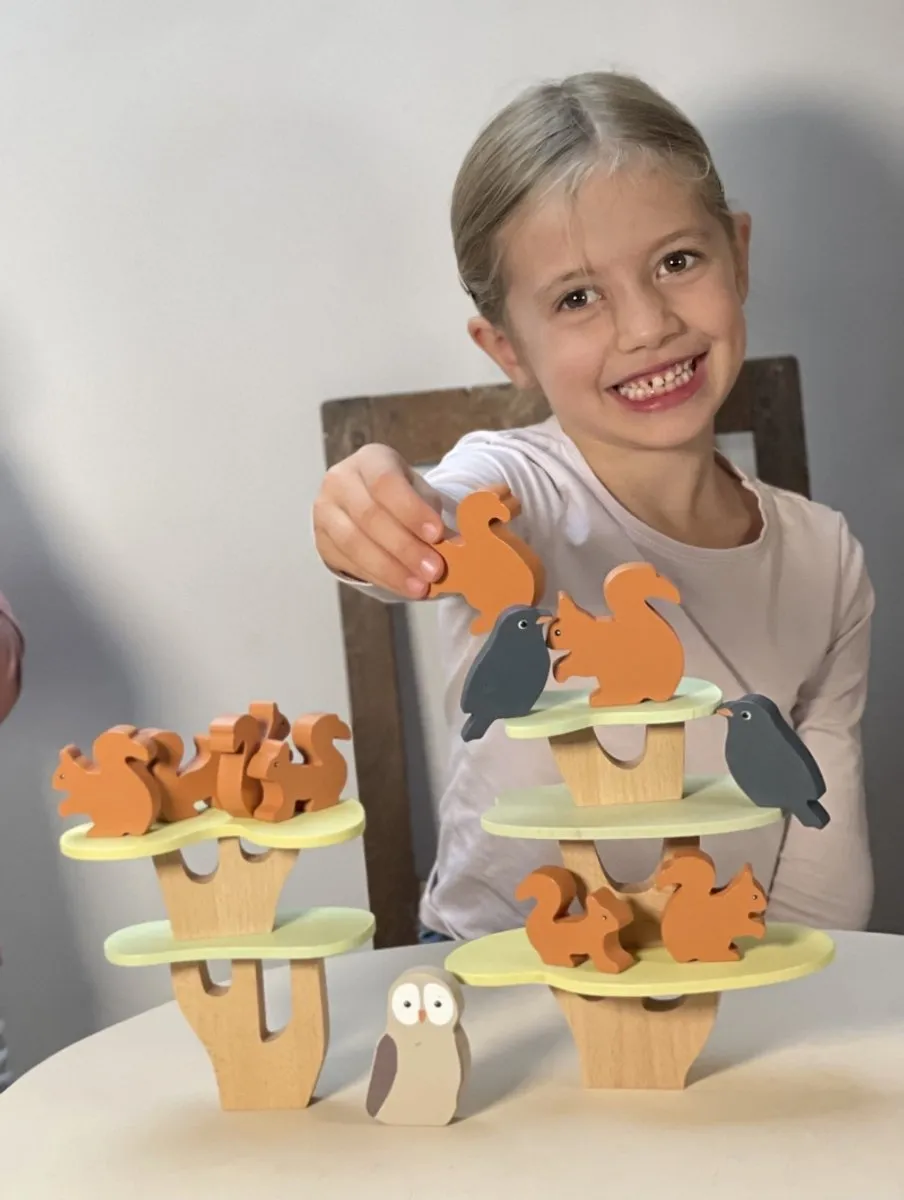 Egmont Toys Houten Stapelspel Eekhoorntjes 3+