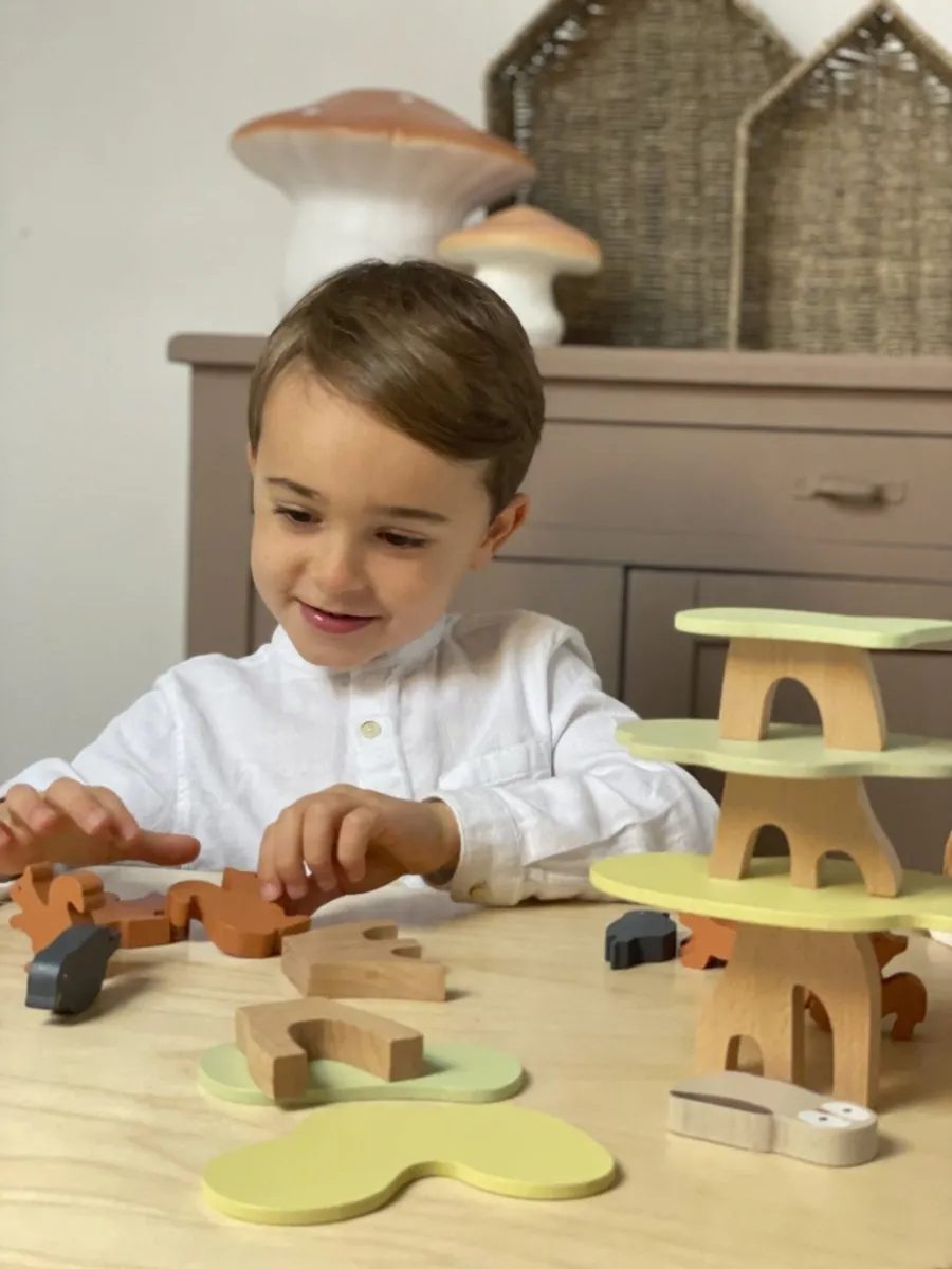 Egmont Toys Houten Stapelspel Eekhoorntjes 3+