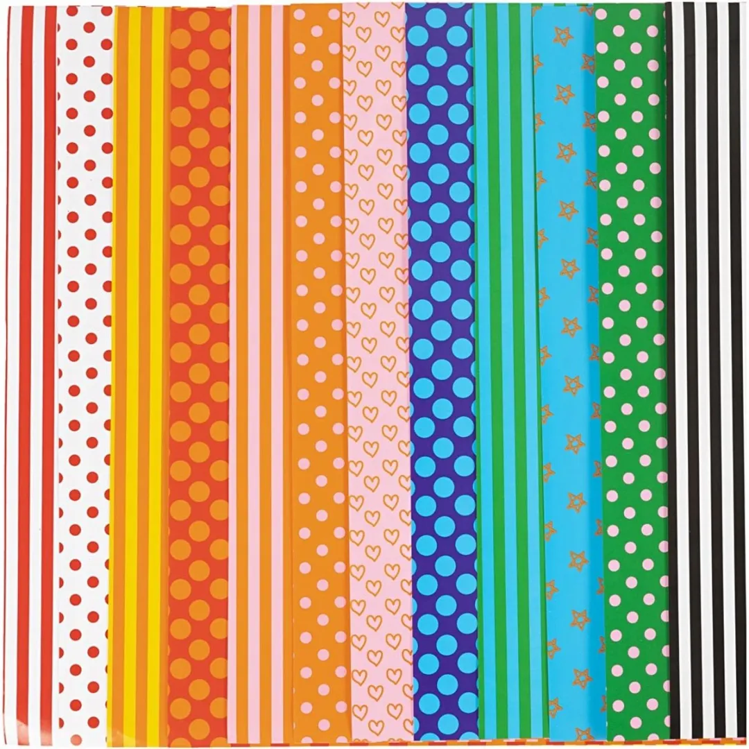 Creativ Company Glanspapier Print 32x48cm - 100 Vel Multicolor - afbeelding 6 van 6