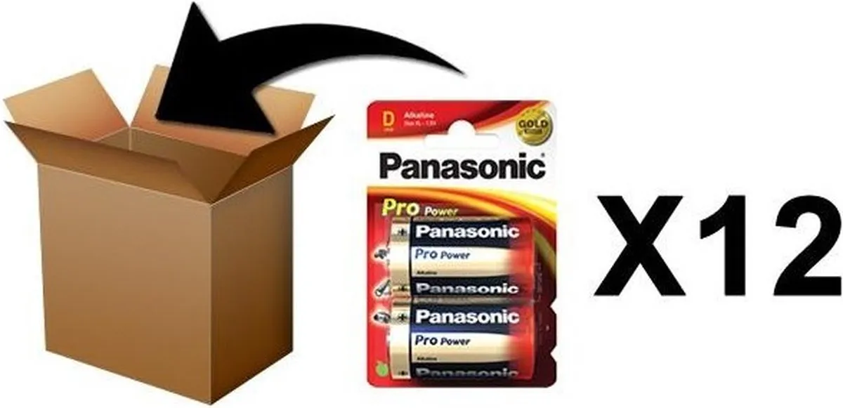Panasonic Pro Power D-LR20 Batterijen - 24 Stuks