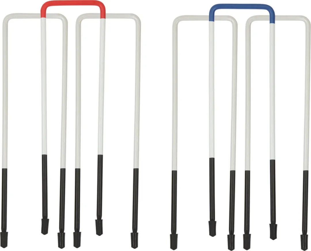 Professionele Croquet set - Tactisch tuinspel - 6 persoons, 11mm stalen poorten, kunststof ballen Croquet Tas Klasse en Geweldig Croquet Tas Klasse en Geweldig