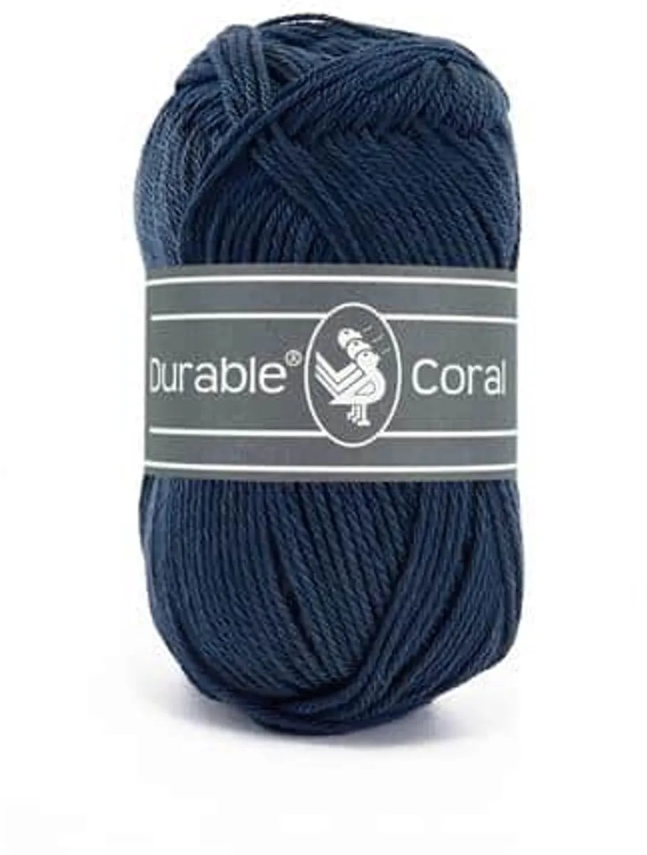 Durable Coral 370 Jeansblauw - Gemerceriseerd Katoen