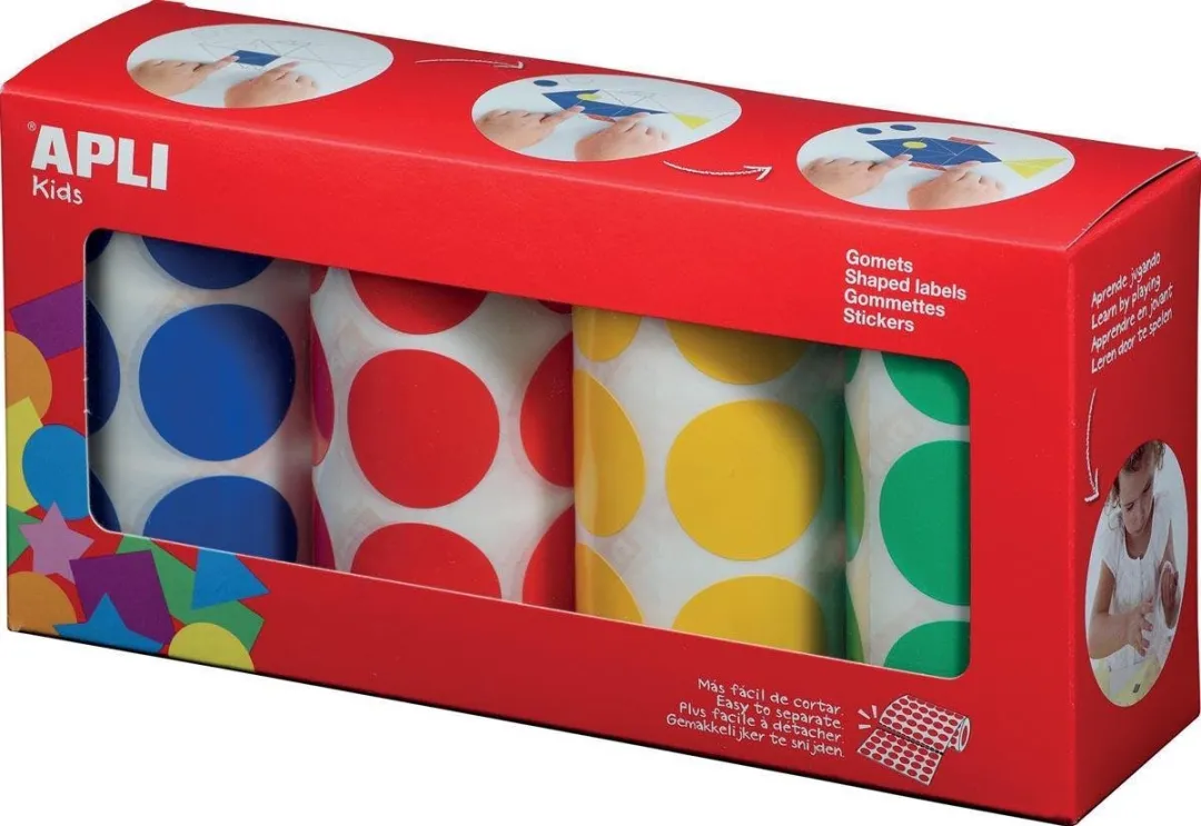 Apli Kids XL Cirkelstickers 33mm