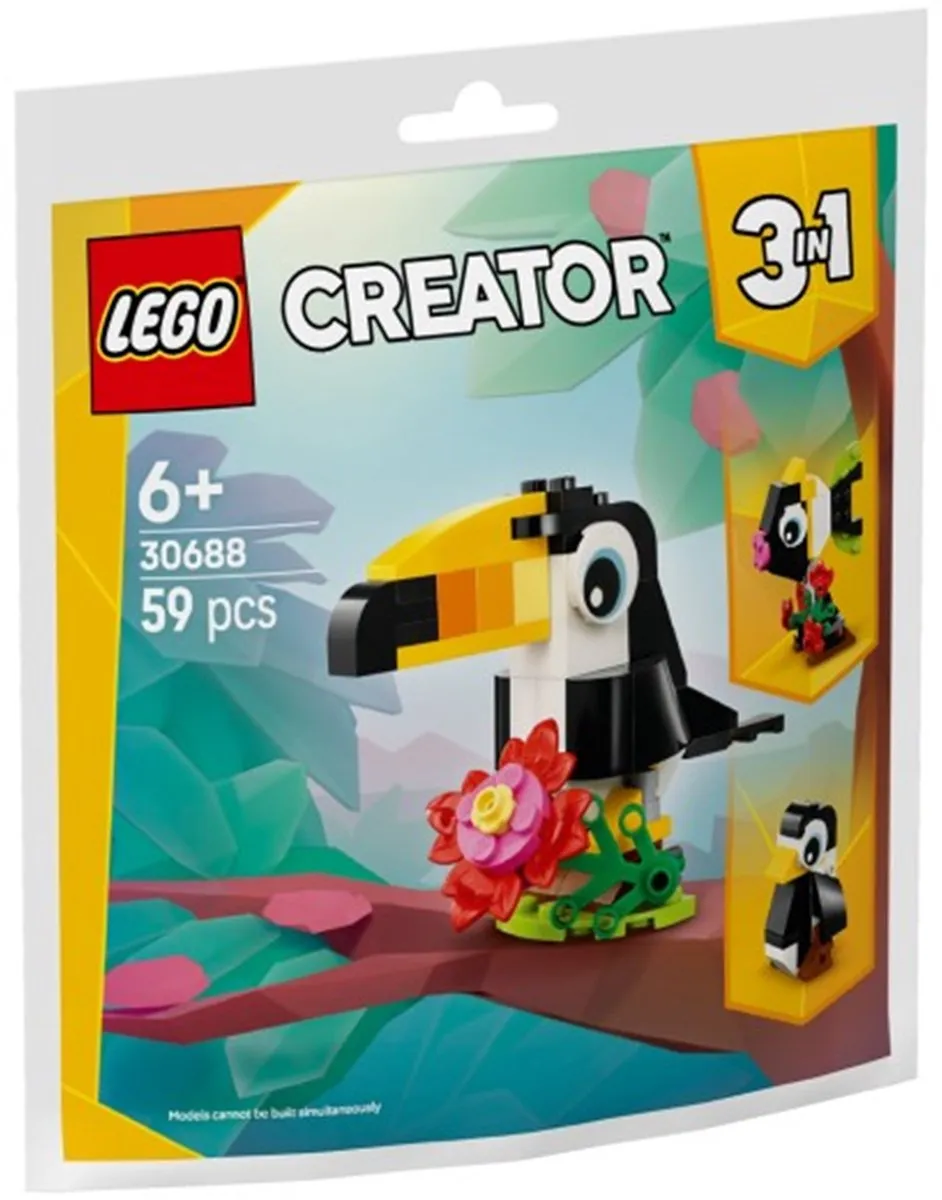 LEGO Creator 30688 Tropische Toekan - 59 Stukken - Meerkleurig