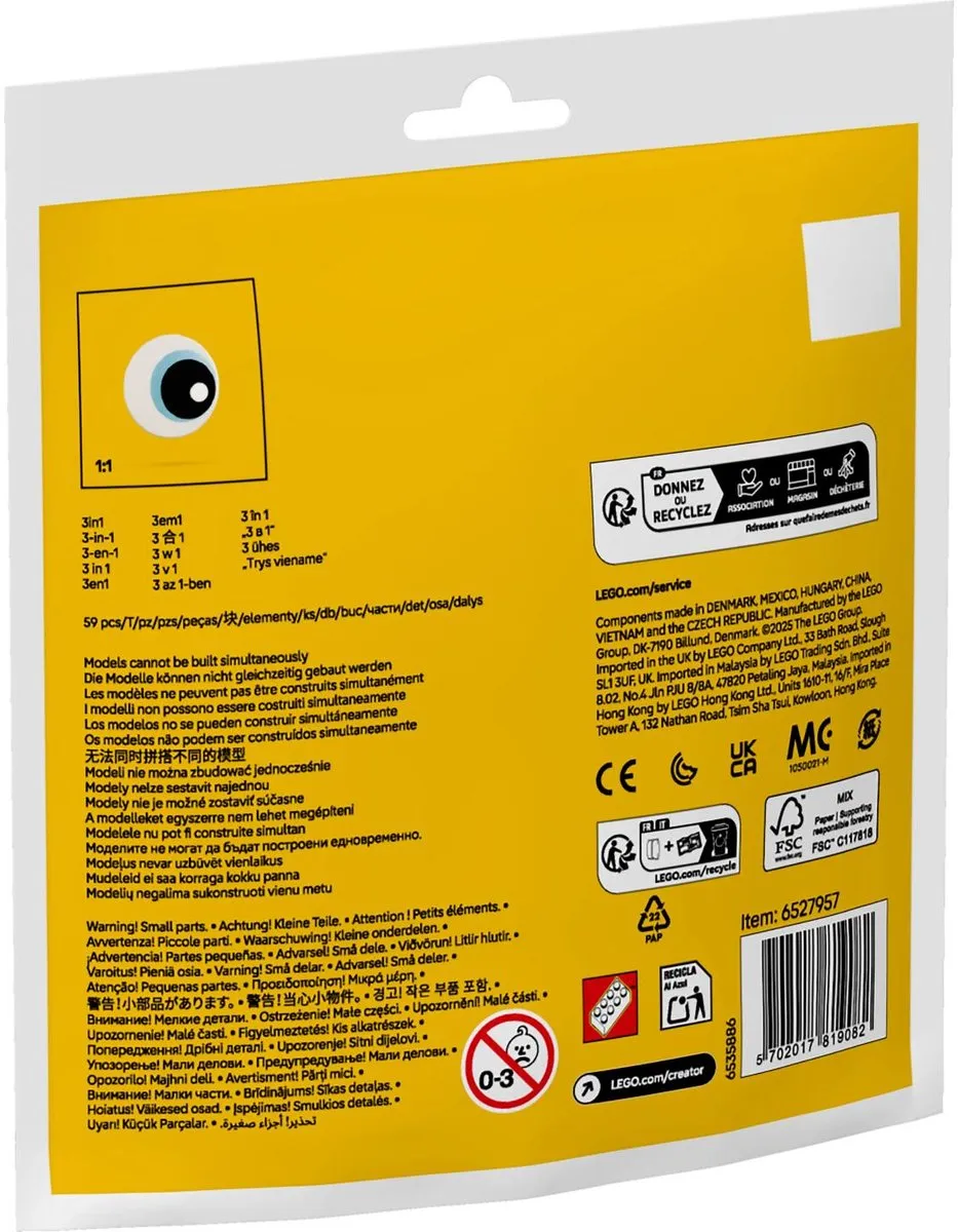 LEGO Creator 30688 Tropische Toekan - 59 Stukken - Meerkleurig