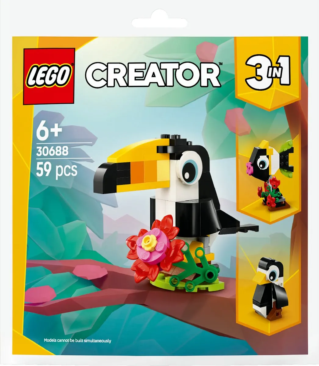 LEGO Creator 30688 Tropische Toekan - 59 Stukken - Meerkleurig