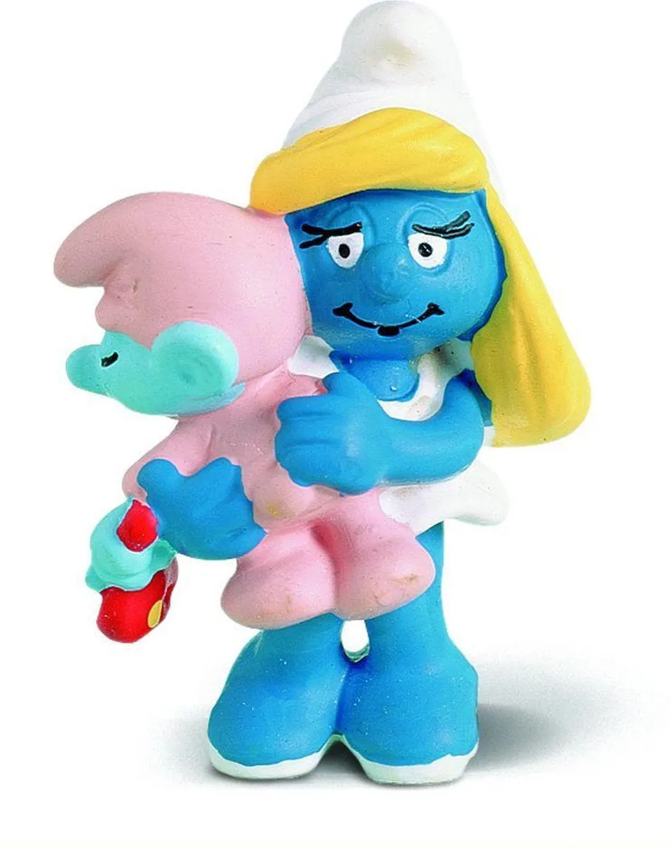 Schleich Smurfin met Baby Smurf 20192