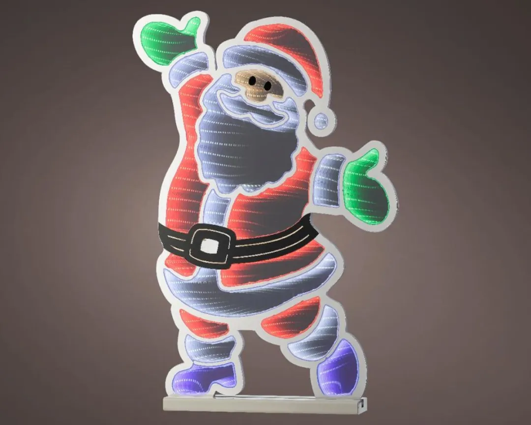 Lumineo Infinity Lights Kerstman 60cm
