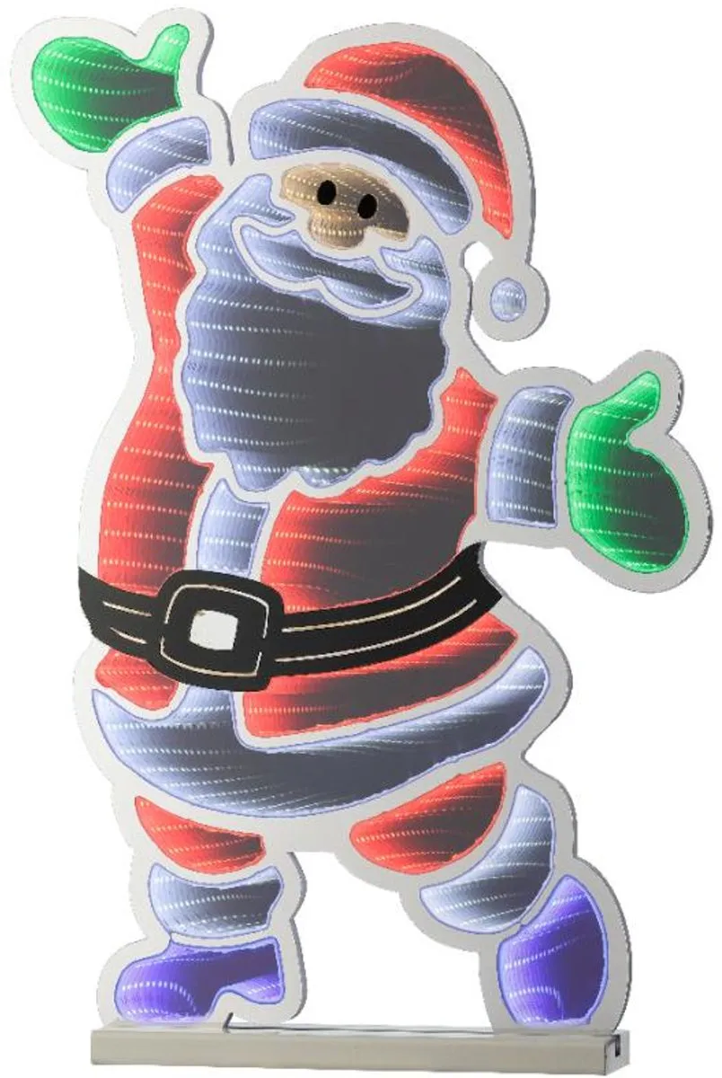 Lumineo Infinity Lights Kerstman 60cm - Kleurrijk