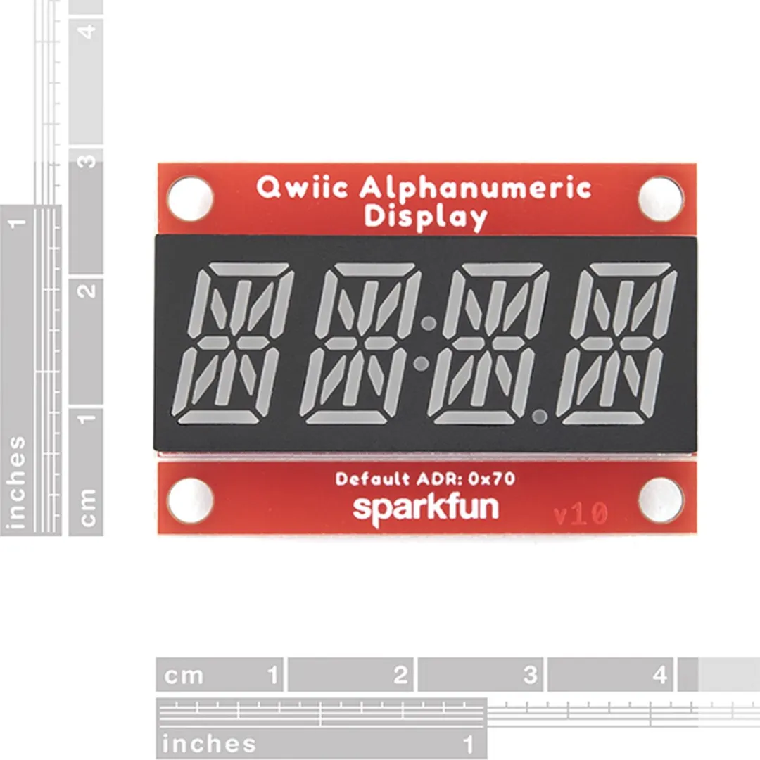 Sparkfun Qwiic Alphanumeric Display 18566 - Groen