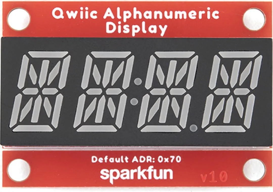 Sparkfun Qwiic Alphanumeric Display 18566 - Groen
