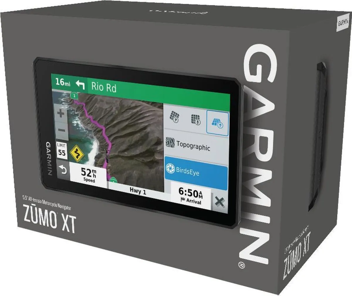 Garmin Zumo XT Navigatiesysteem 5.5" - Europa - Trackrecorder - Zwart