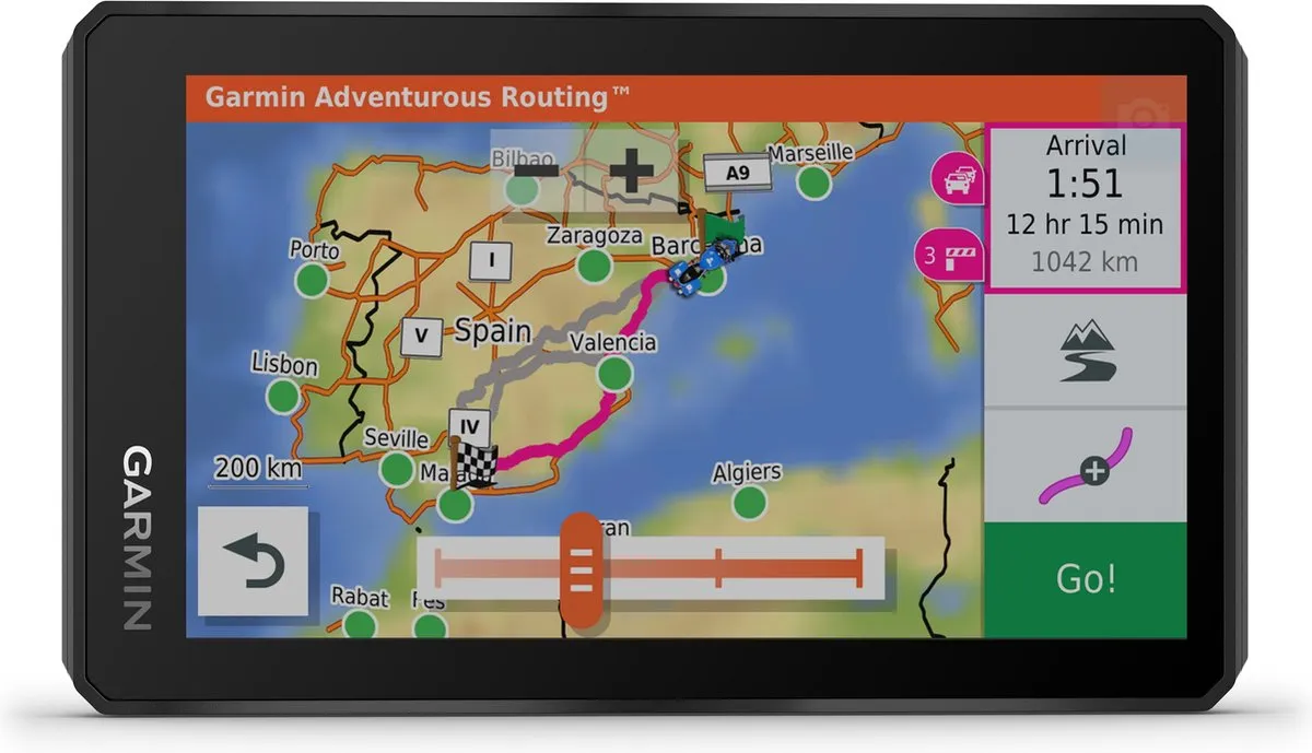 Garmin Zumo XT Navigatiesysteem 5.5" - Europa - Trackrecorder - Zwart - afbeelding 6 van 6