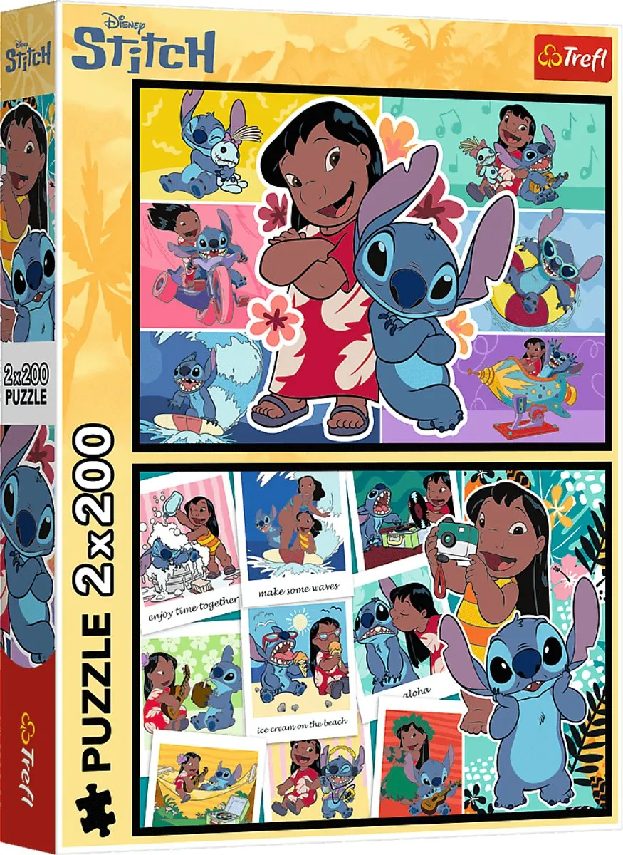 Trefl Disney Lilo & Stitch Puzzel 200 Stuks - Multicolor