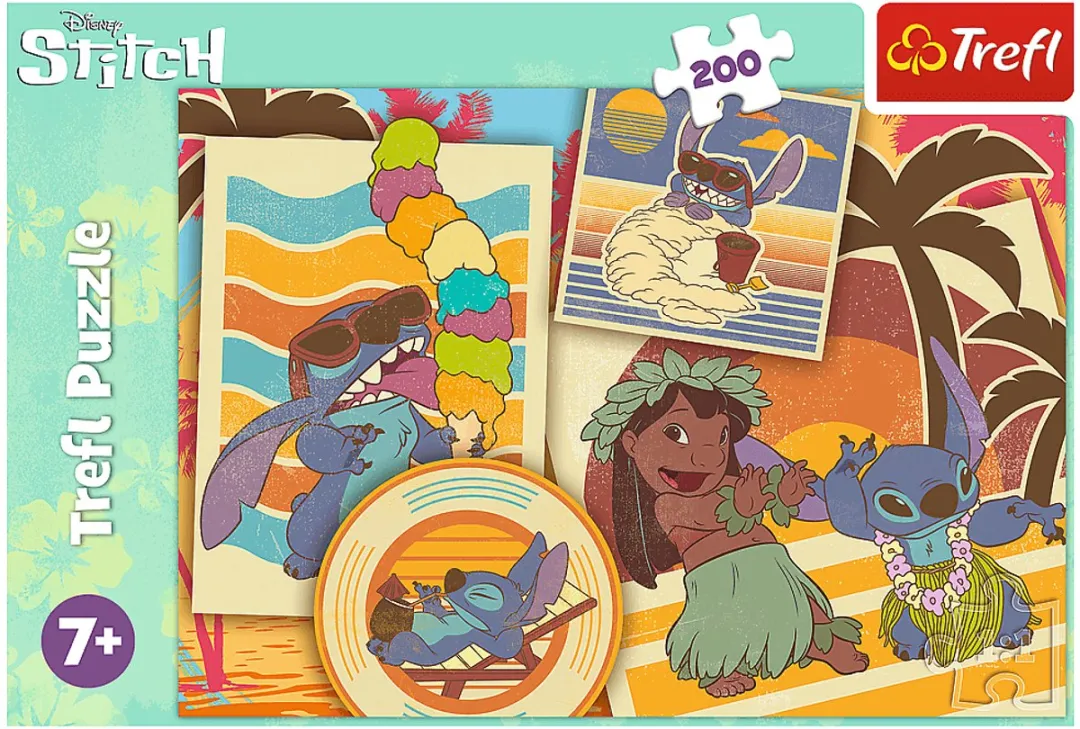Trefl Disney Lilo & Stitch Puzzel 200 Stuks - Multicolor