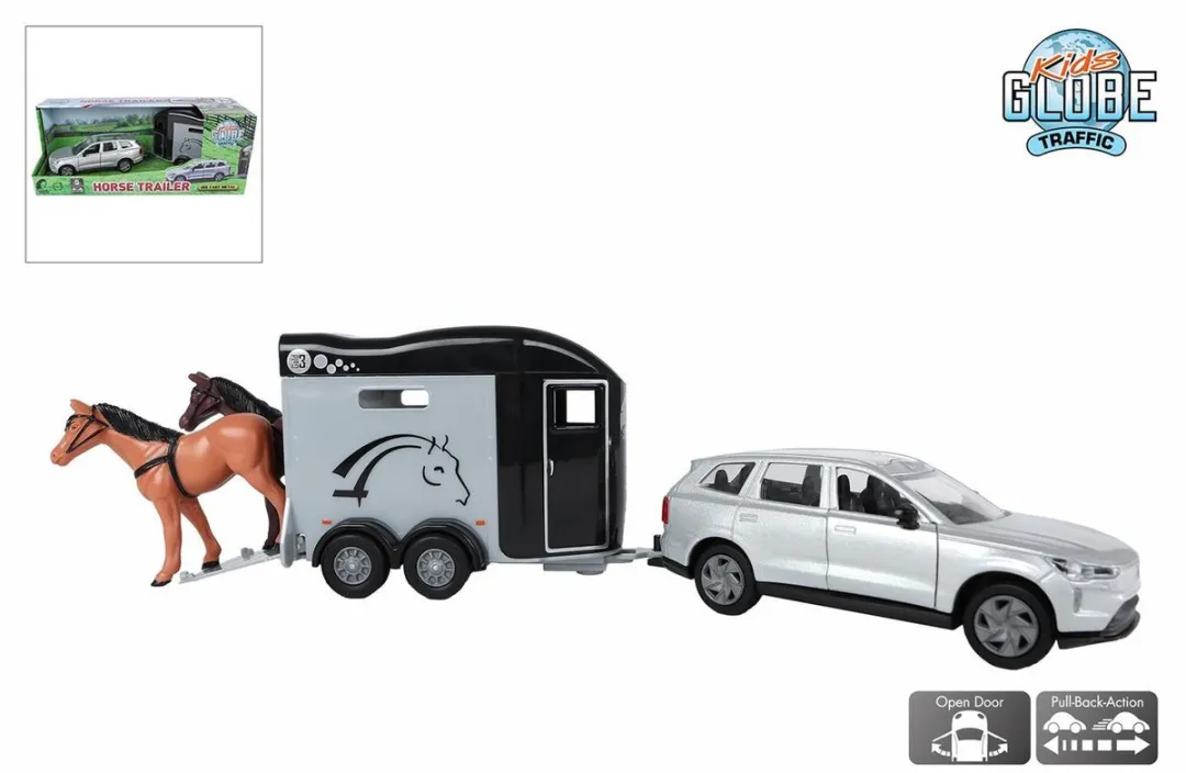 Kids Globe Volvo EX90 Cheval Liberté Paardentrailer 520457 - Multicolor