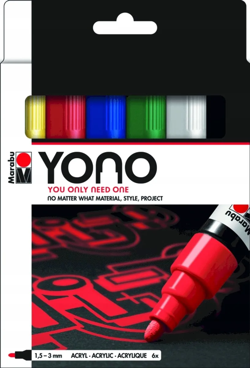 Marabu YONO Acrylstiftenset
