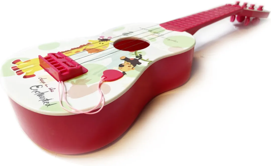 Speelgoed gitaar - met 4 snaren - Guitar G - Giraf -54CM