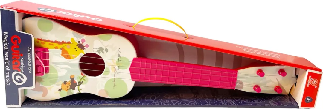 Speelgoed gitaar - met 4 snaren - Guitar G - Giraf -54CM