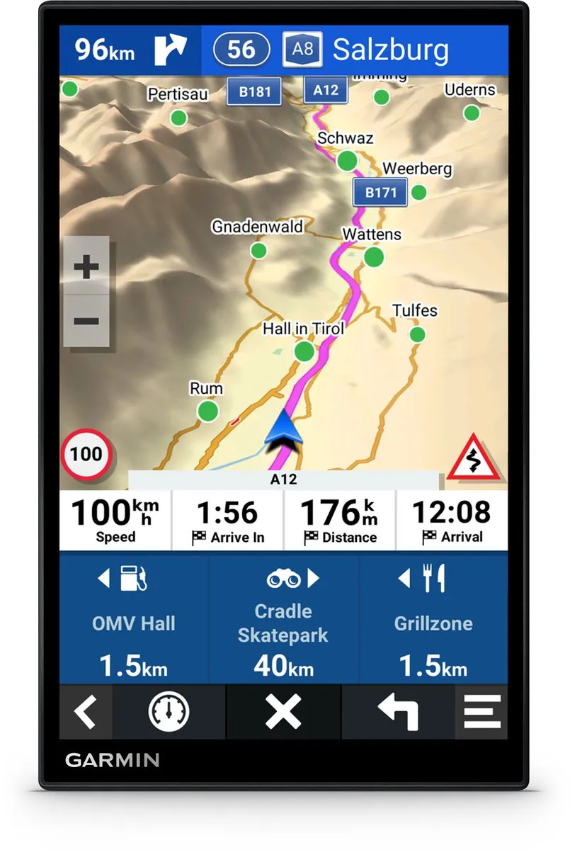 Garmin DriveSmart 86 LMT-S Autonavigatie 8 inch - Zwart - afbeelding 6 van 6