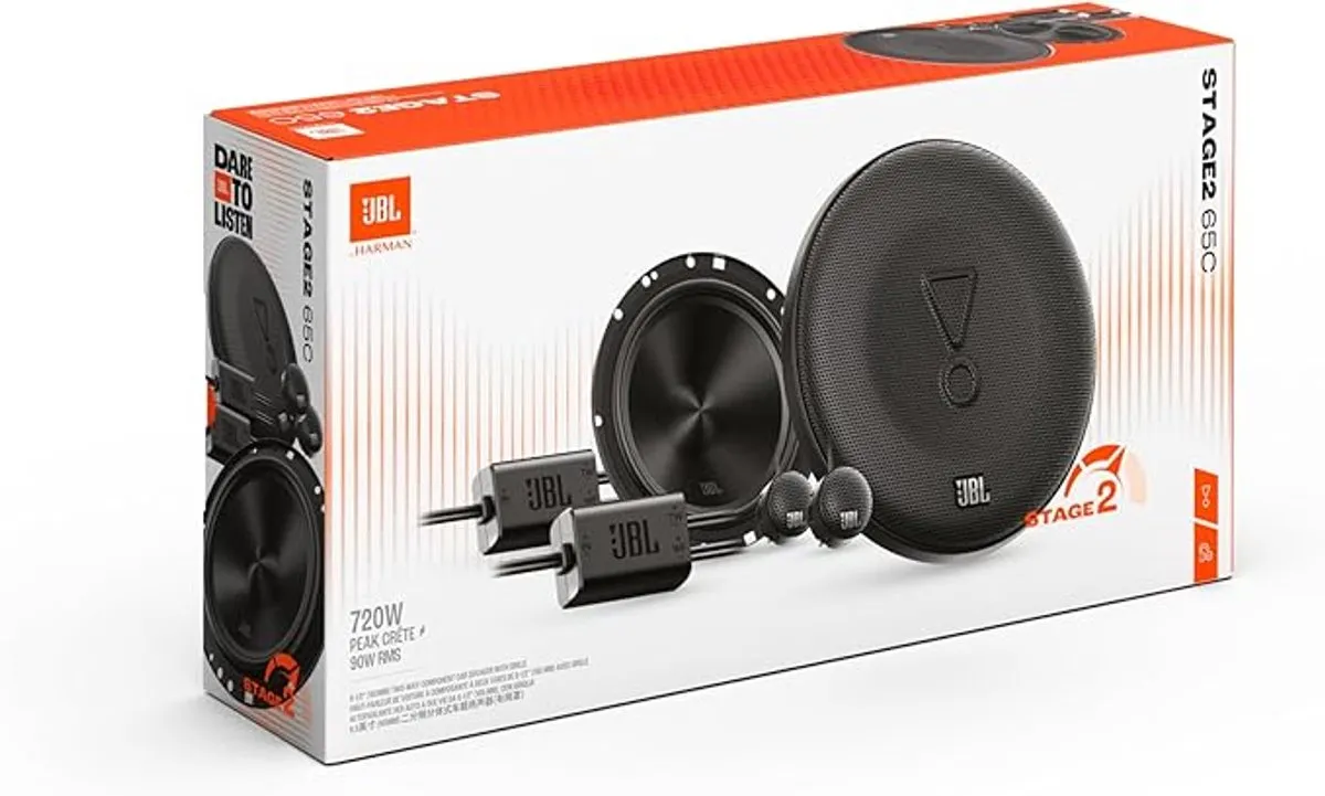JBL Stage2 65C Gen2 Componenten Autoluidsprekers 16,5cm - 720W - Zwart - afbeelding 6 van 6