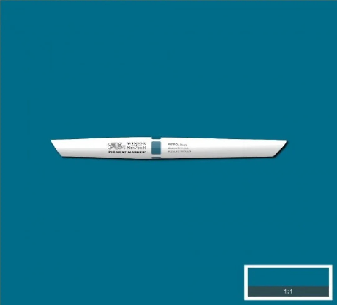 Winsor & Newton Pigment Marker Petrol Blue 0202/064
