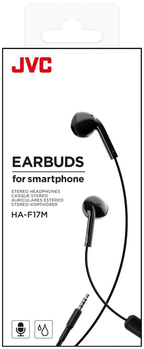 JVC HA-F17M Oordopjes - Zwart