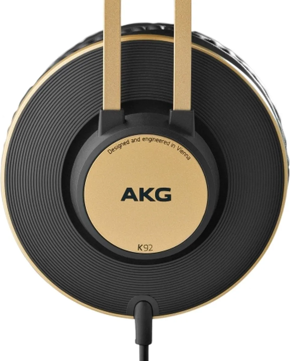 AKG K92 Gesloten Studiohoofdtelefoon - Zwart/Goud