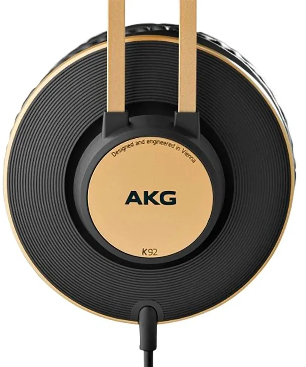 AKG K92 Gesloten Studiohoofdtelefoon - Zwart/Goud