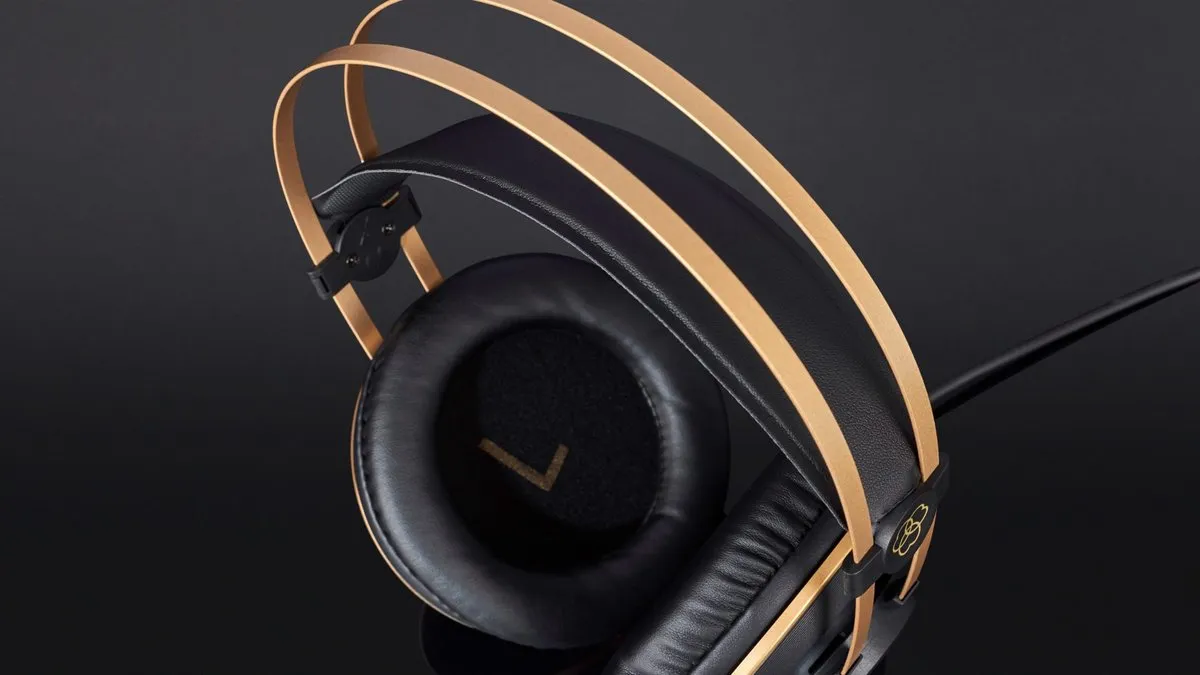AKG K92 Gesloten Studiohoofdtelefoon - Zwart/Goud
