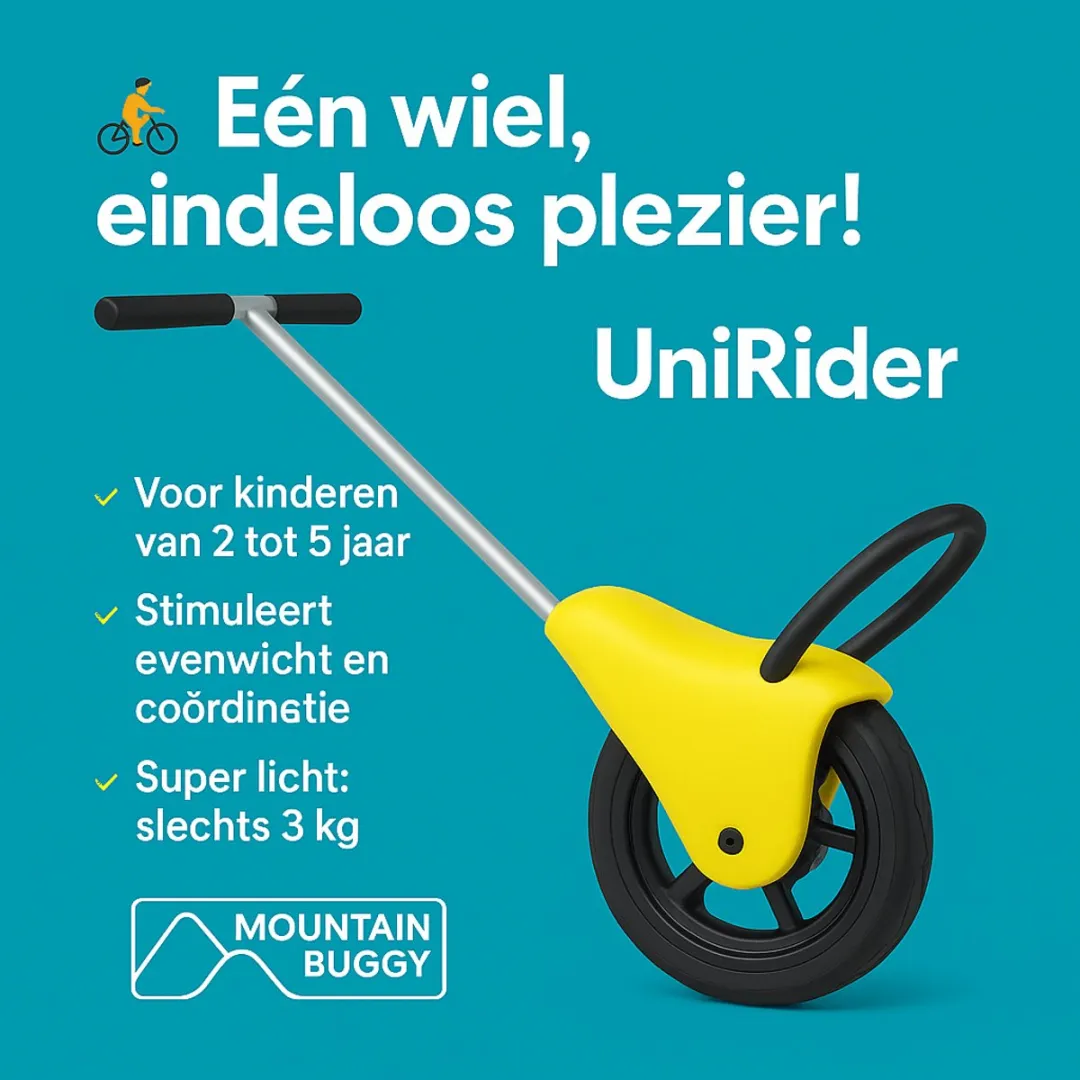 Mountain Buggy Unirider Loopfiets 12 Inch - Geel