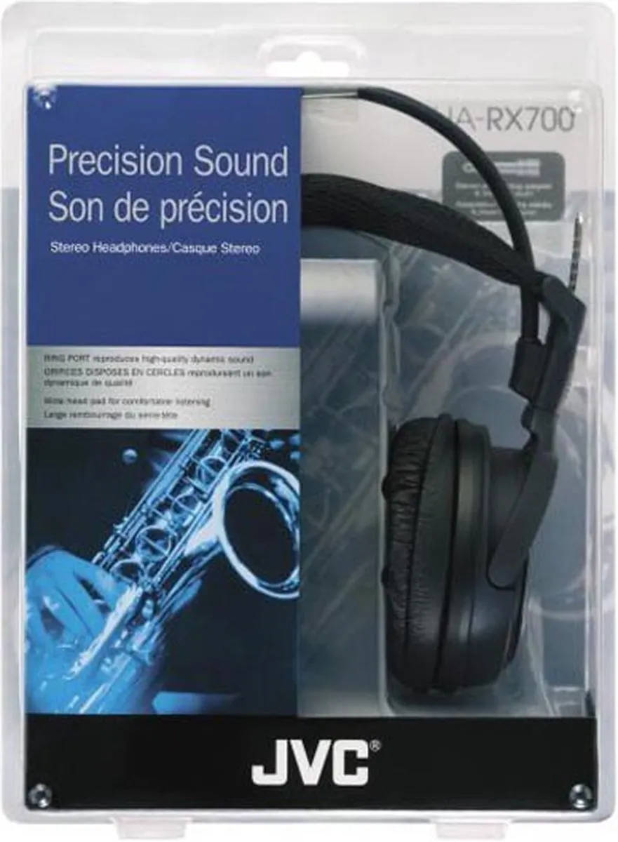 JVC HA-RX700 Over-Ear Koptelefoon - Zwart