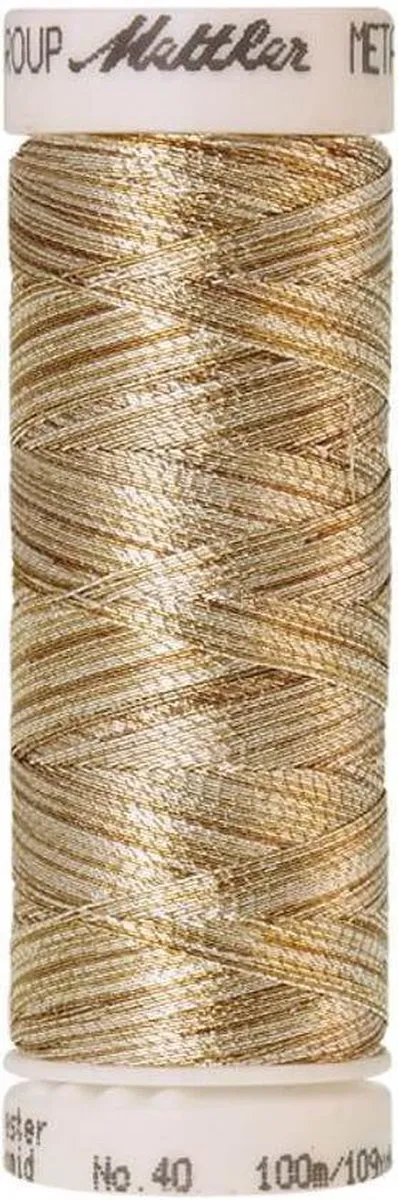 Amann Metallic Garen Goud-Zilver 100m