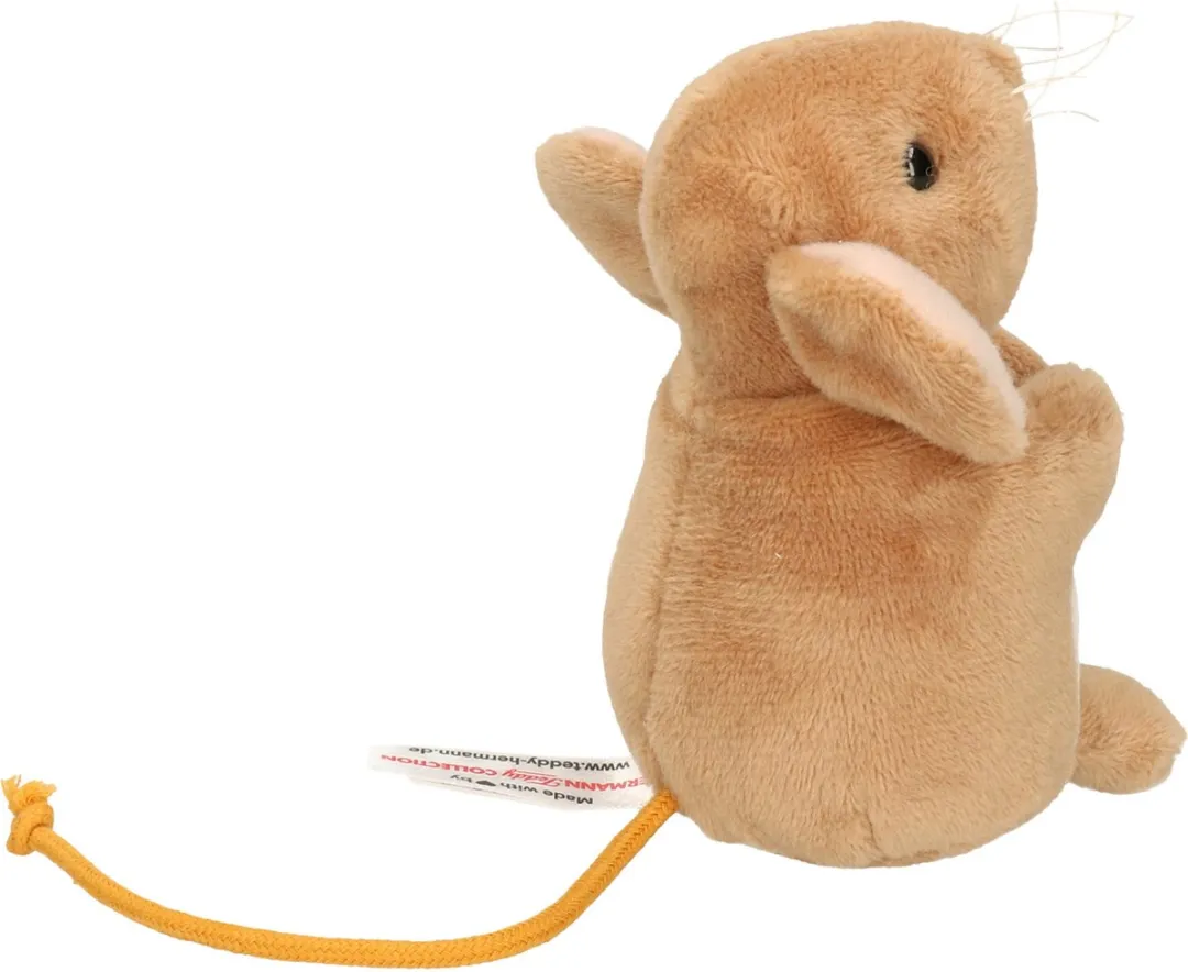 Teddy Hermann Knuffeldier Muis Bruin - 11 cm