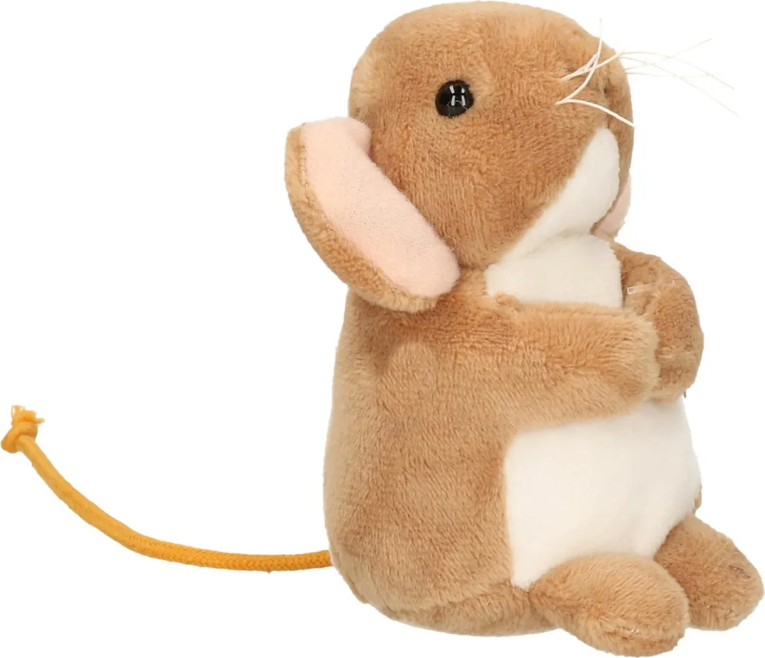Teddy Hermann Knuffeldier Muis Bruin - 11 cm