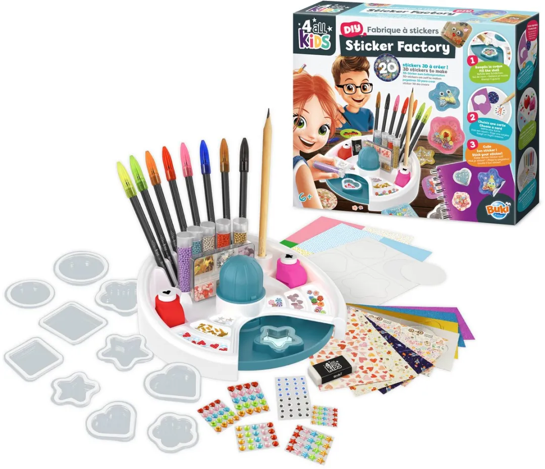 Buki Stickerstudio - Ontwerp je eigen 3D stickers