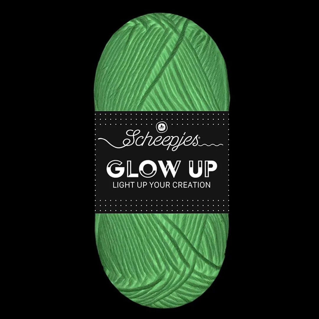 Scheepjes Glow Up 1001 Luminescent Wol - Wit