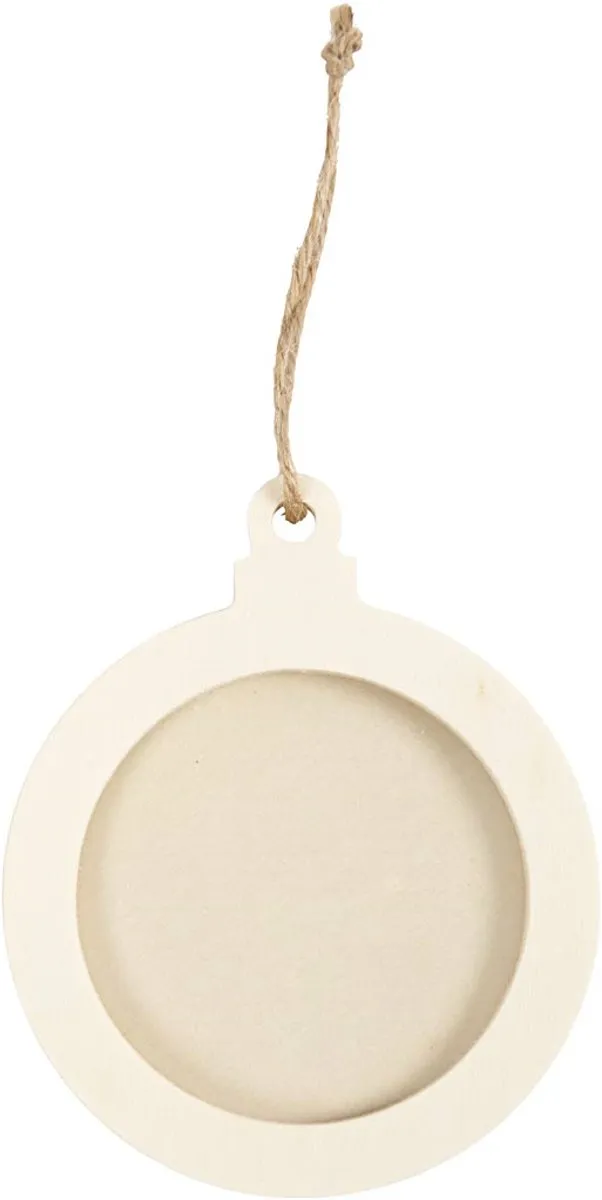 Creativ Company Houten Lijst met Ophangkoord 8cm