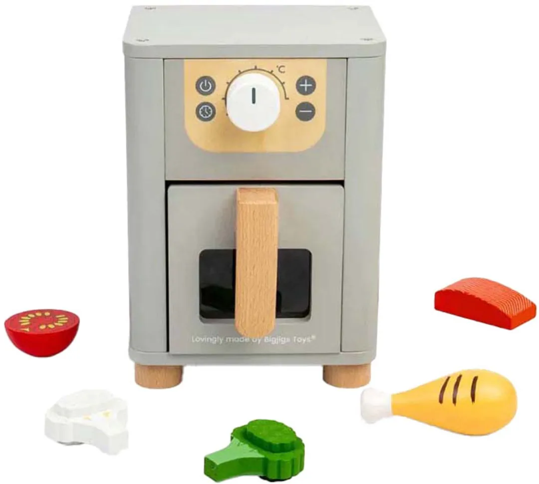 BIGJIGS Airfryer Speelset 37083 - Hout